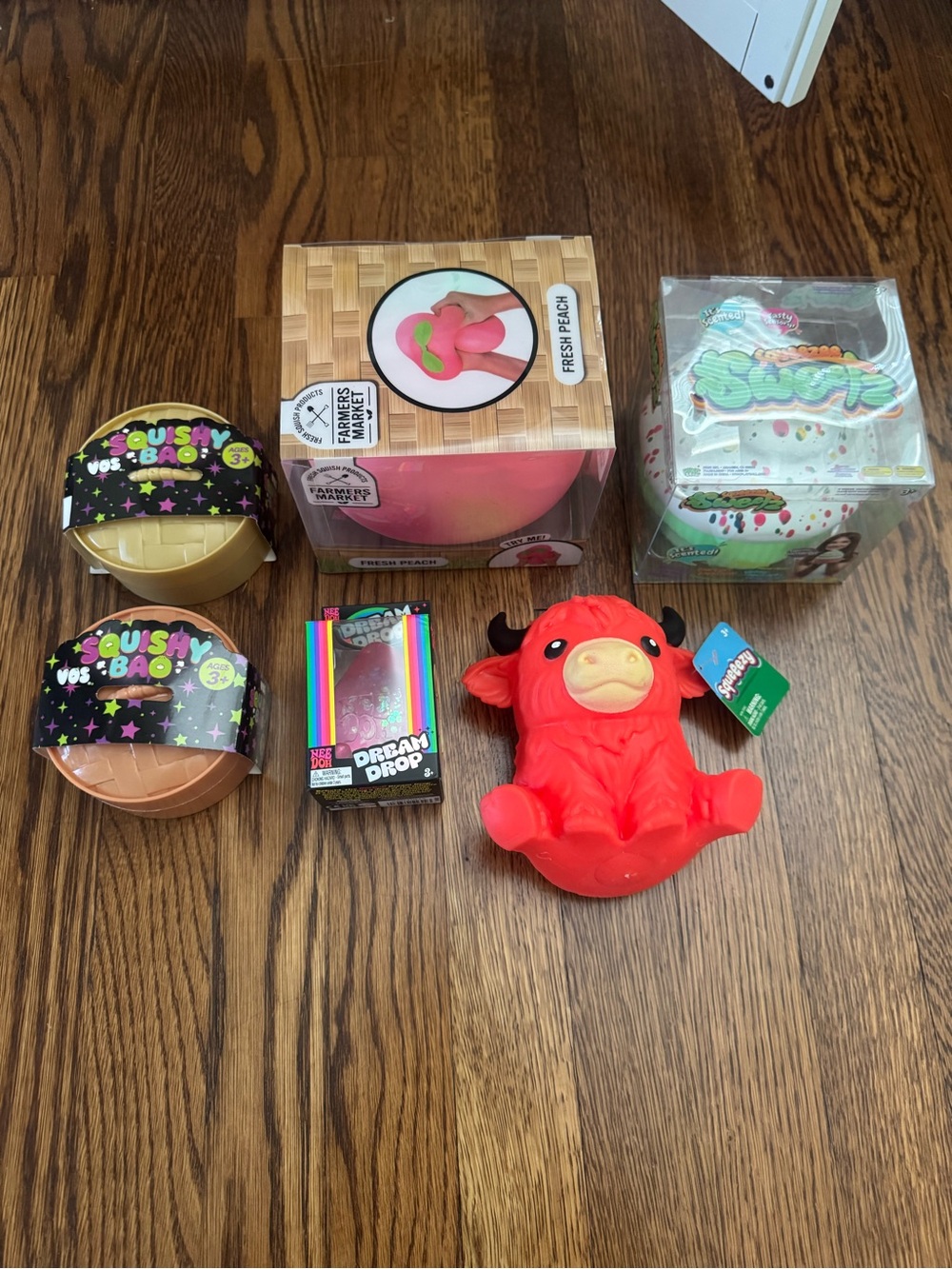 Lot of 6 needoh squeezy squishies